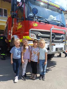 Miniaturka artykułu Wizyta przedszkolaków w OSP Czermin