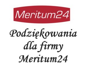 Miniaturka artykułu Podziękowanie dla firmy Meritum24