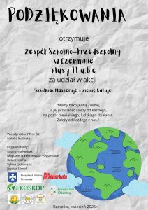 Miniaturka artykułu „Szkolniak Maszeruje Ziemię Ratuje” w klasach II