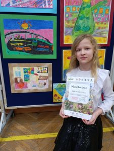 Miniaturka artykułu Wyróżnienie w Ogólnopolskim Konkursie Plastycznym „MAM – Marzenia Akwarelą Malowane”