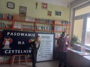 Miniaturka artykułu Pasowanie na czytelnika uczniów klas pierwszych